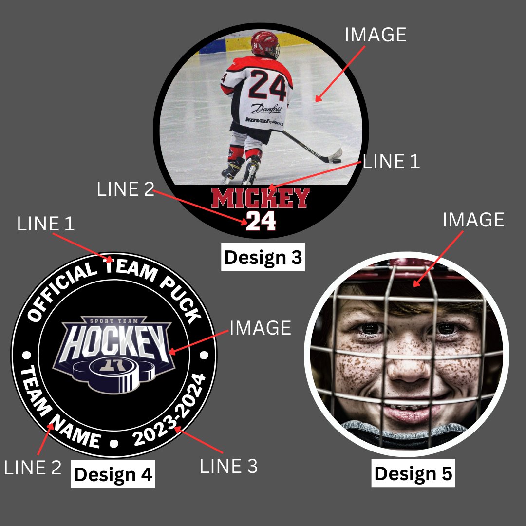 Customized Hockey Pucks--MiniMaxCreative